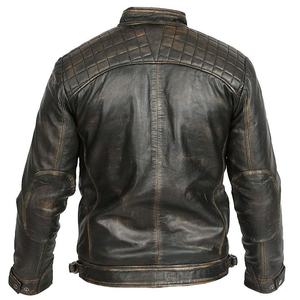 Chaqueta de Cuero para Motociclista, Resistente al Viento, Protectora, Personalizable, OEM Disponible, Colores y Logotipos Personalizados 2025, para Todas las Temporadas - Product Image 5