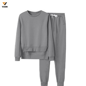 2025 conjuntos de dos piezas para mujer, chándal de manga larga con cuello redondo y pantalones para correr, conjuntos de ropa de salón con bolsillos con forro polar suave - Product Image 4