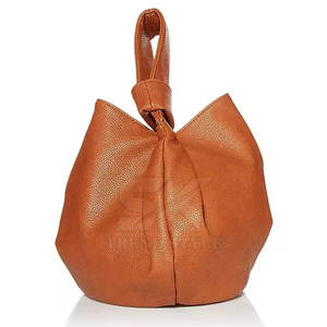 Wholesale <b>Women</b> Solid Color PU Leather Hobo Bag Casual <b>Large</b> Capacity Single Shoulder <b>Handbag</b> - Product Image 2