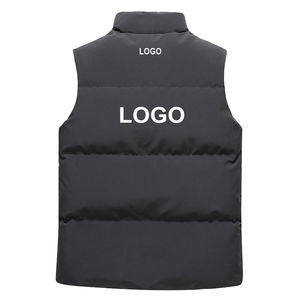 Nouveau automne et hiver haute qualité gilet décontracté solide sans manches Plus veste épaissie chaud personnalisé hommes bulle bouffante pour hommes - Product Image 3