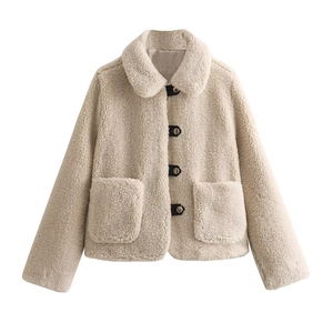 Veste polaire respirante et écologique pour femmes en hiver 2024, mode décontractée, manches longues élégantes - Product Image 2