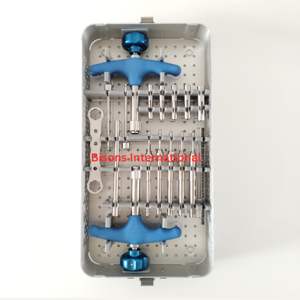 BISONS - Juego de Instrumentos Quirúrgicos Ortopédicos Manuales de Acero Inoxidable para Trasplante de Cartílago, Grado Médico, Venta al por Mayor - Product Image 1