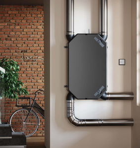 Sistema de Ventilación con Recuperación de Calor (HRV) Residencial y Comercial BSK Ventilation NOTUS Slim, Flujo de Aire de 400 m/h, 230 V, R-410A - Product Image 1