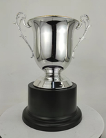Trophée de coupe en métal or/argent/cuivre personnalisé Conceptions ouvertes avec texte personnalisé sur les trophées de sport de base