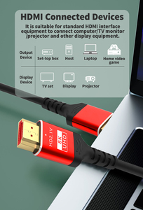 Câble HDMI mâle vers mâle haute vitesse version HDMII 2.1, prix le plus bas, articles en stock, <span class=keywords><strong>test</strong></span>é, résolution 8K 60Hz 4K 120Hz, câble HDMI 8K - Product Image 6