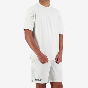 Custom Men's 7 Inch Woven Training Shorts Lightweight Quick Dry Sport Bottom Zipper Decoration Drawstring Closure Knitted <b>Canvas</b> - Product Image 2