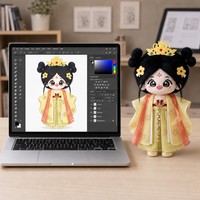 Poupée en peluche Hanfu personnalisée, style chinois traditionnel, jouet en peluche, figurine mignonne de collection, décoration de la maison, cadeau