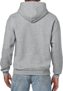 Haute qualité hommes femmes solide pull à capuche doux mélange polaire kangourou poche plaine teint perlé sport sweats hiver - Product Image 5