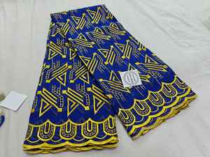 Tissu voile en coton peigné de haute qualité, respirant, broderie traditionnelle multicolore, thoub pour femmes, lafaya, thoub soudanais - Product Image 2