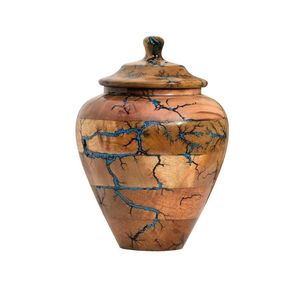 Handcrafted Eco-Friendly Rosewood Cylindrical <b>Tree</b> of Life Urn Personalized Wooden Cremation Urns for Human Pet Home Decoration - Product Image 1
