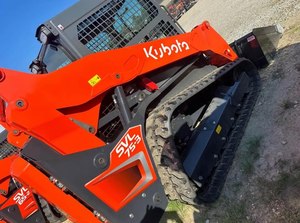 Minicargadora Kubota de orugas diésel, color negro, motor Kubota de alto rendimiento, 75KW, alto momento de carga, para construcción - Product Image 2