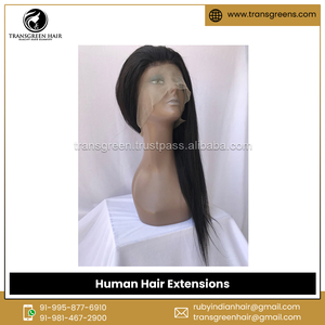 วิกผมต่อผมมนุษย์22นิ้วทำจากลูกไม้แท้ตรงเรียบ - Product Image 2