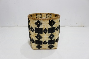 Cesta de bambú tejida a mano de Artex Dong Thap Factory, Juego de 3 colores de mezcla de fondo cuadrado superior redondo para decoración de almacenamiento en el hogar - Product Image 4