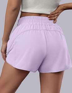 <b>Women</b> Shorts High Waist Fashion Breathable Summer Sportswear Yoga Running Lounge Streetwear Casual Custom Trendy Athletic Clothe - Product Image 3