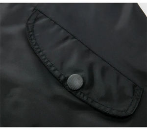 Chaqueta universitaria tipo botón de moda para hombres y mujeres de alta calidad, chaqueta de invierno con cuello levantado personalizada, venta al por mayor - Product Image 4