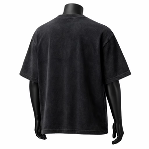 Sovereignty Eye Print Men's Regular Fit Black Cotton T-<b>Shirt</b> Short Sleeve O-Neck Street Style Jersey Fabric <b>Geometric</b> Breathable - Product Image 3