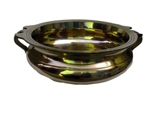 High Quality Brass Urili with <b>Gold</b> Shiny Polish Finish <b>Kitchen</b> Table Top Dinnerware For Diwali Celebrations . - Product Image 3