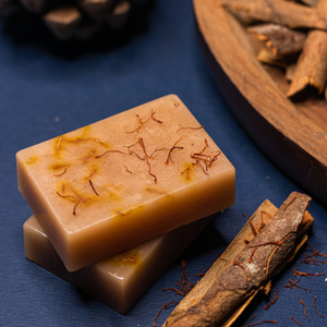 Gỗ Đàn hương Và Nghệ Tây Tắm Thanh | OEM Nhãn Hiệu Riêng Thảo Dược Da Sáng Cơ Thể Làm Sạch Xà Phòng Cho Bán Buôn Số Lượng Lớn Cung Cấp - Product Image 5