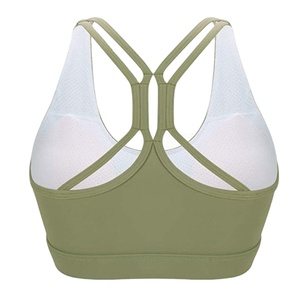 Vêtements de sport pour femmes en polyester, soutien-gorge de sport sans couture de haute qualité avec impression par sublimation personnalisée 2027 - Product Image 3