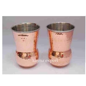 Cilindro de cobre hecho a mano Moscow Mule Mug con cubierta Eco-Friendly Restaurant Use Counter Decor - Product Image 5