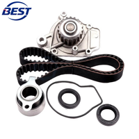 MBSGSW Kit de courroie de distribution Pompe à eau pour Lexus RX330 ES330 Toyota Solara Sienna Camry Highlander 3.0L 3.3L V6 2001-2008 TBK257A