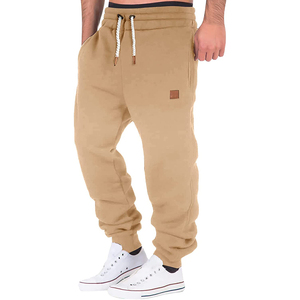 กางเกงวิ่งสำหรับผู้ชาย,กางเกงวอร์มผ้าฝ้ายแบบปรับแต่งได้จากปากีสถาน - Product Image 2