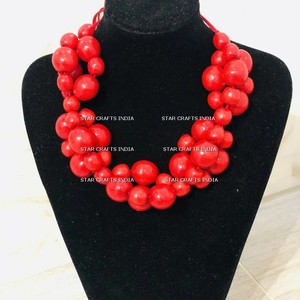 New Arrival STAR CRAFTS INDIA Present <b>Necklace</b> <b>Costume</b> Fashion Artificial Jewelry Fashion Indian Handmade Handicraft Jewelry - Product Image 3