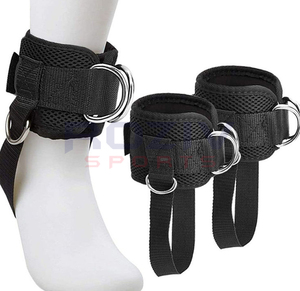 Correas de Tobillo Ajustables de Neopreno Antideslizantes, Ecológicas y Transpirables para Ejercicios de Piernas con Máquinas de Gimnasio - Product Image 4