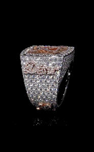 Bague en diamant Moissanite étincelante pour homme Pièce de bijoux élégante parfaite pour un anniversaire de mariage ou de fiançailles - Product Image 6