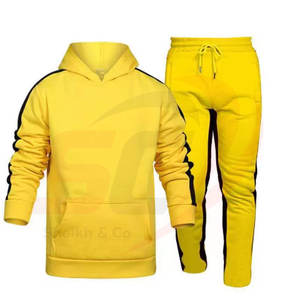 Vente en gros 2023 nouveau survêtement de qualité supérieure pour hommes costume de jogging logo personnalisé sweat à capuche et survêtement - Product Image 5