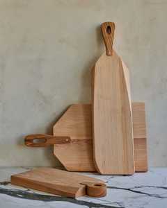 Planche à découper en bois écologique durable et fabriquée à la main Artisanat naturel pour la cuisine et la cuisine - Product Image 2