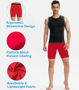 Pantalones Cortos de Compresión Personalizados para Hombre, Ropa de Gimnasio y Yoga, Tela Spandex, Anti-Exposición, Ajustados, Cintura Elástica, Color Sólido, Alta Calidad - Product Image 4