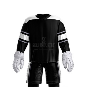 Uniforme de Hockey sobre Hielo sin Mangas para Hombre, Personalizado, Cómodo, Transpirable, de Alta Calidad, 100% Poliéster, en Existencia, Tallas Personalizadas - Product Image 5