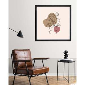 Solid Pine Wood 90 X 90cm Photo <b>Frame</b> Simple Style MDF <b>Poster</b> <b>Frame</b> for Display and DIY Black Decorative Wood Picture <b>Frame</b> - Product Image 3