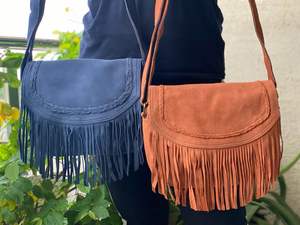 Sacs en cuir suédé pour femmes, sac à franges Boho, Unique et élégant, vente en gros - Product Image 5