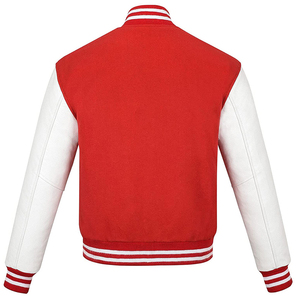 <b>Men's</b> College Baseball Varsity <b>Jackets</b> Winter Collection Wholesale OEM with Front Logo Position Blank Varsity <b>Jacket</b> - Product Image 2