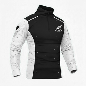 T-shirt de compression à manches longues à faible MOQ, personnalisez votre propre logo, t-shirt de compression pour hommes en vente - Product Image 6