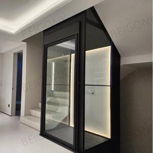 Lift rumah kecil untuk rumah tinggal hidrolik elektrik aman untuk rumah sakit hotel kayu PVC lantai tanpa gigi traksi - Product Image 6