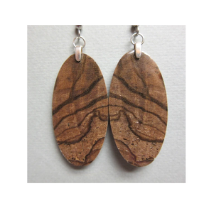 Boucle d'oreille en bois la plus vendue forme ovale nouveau look boucle d'oreille en bois pour les fêtes modernes utilisation qualité supérieure meilleure vente - Product Image 2