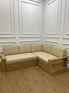 Juego de sofás modernos con cojín de madera de teca de alta calidad para muebles de interior o exterior - Product Image 4