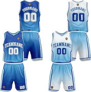 Uniforme de baloncesto personalizado Reversible de alta calidad para hombre, camiseta atlética sin mangas con patrón 3D con ropa de equipo personalizada - Product Image 2