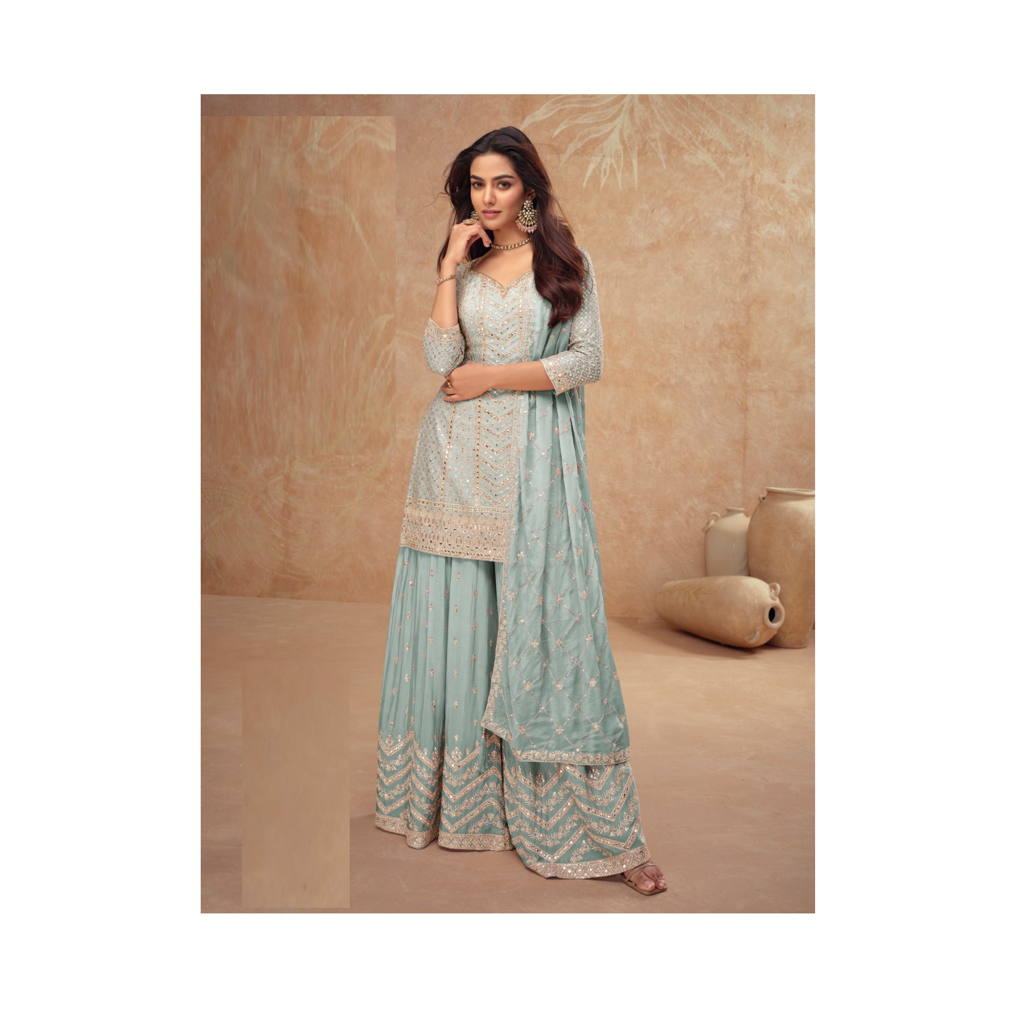 Tamil Salwar Kameez Elegant Party Wear from India