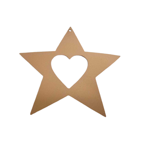 Gran diseño estrella colgante de Metal de gran tamaño Color cobre estrella colgante de pared para decoración navideña hecha a mano a granel - Product Image 1