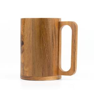 ถ้วยชางานฝีมือทำจากไม้แข็งแรงแก้วกาแฟแบบมีรอยสามด้านพร้อมคุณสมบัติใช้แล้วทิ้งสำหรับกาแฟและชา - Product Image 1