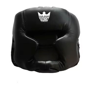 Protector de Cabeza de Cuero de Último Diseño, Fabricado en Fábrica, Protección Profesional 2026 para Entrenamiento de MMA y Kick Boxing, Transpirable y Ligero - Product Image 1
