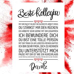 Meilleure impression d'art sur le thème des collègues - Product Image 5