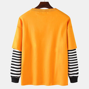 New Arrival <b>Men</b> Sweatshirt Casual <b>Pullover</b> Fleece Long Sleeve Sweatshirt Warm Top For Winter Autumn - Product Image 2