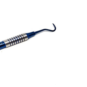 Juego de Instrumentos Dentales para Obturaciones de Composite, 7 Piezas, Puntas de Soldadura, Espátula para Obturaciones de Resina, Acero Inoxidable con Recubrimiento de Titanio Azul, Manual - Product Image 3