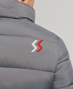 Wholesale 2025 Customized Logo Puffer <b>Jacket</b> for Men OEM Printed Winter Fleece <b>Jacket</b> <b>with</b> <b>Pocket</b> Men Puffer <b>Jacket</b> Custom - Product Image 3