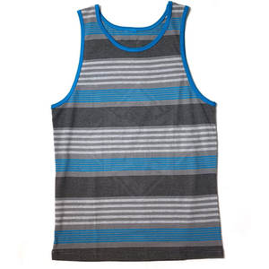 Camiseta sin mangas personalizada para hombre, transpirable, de punto, de algodón/poliéster, estilo casual para gimnasio, de secado rápido y ajuste deportivo. - Product Image 1